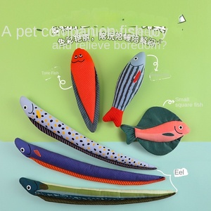 Haute qualité dent molaire menthe <span class=keywords><strong>poisson</strong></span> toile chat jouets pour animaux de compagnie <span class=keywords><strong>poisson</strong></span> - Product Image 3