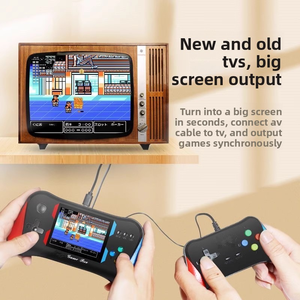 X7M 手持式游戏机 3.0 英寸高清液晶屏 320x240 8GB 容量 可充电复古街机 NES 迷你游戏机 - Product Image 3