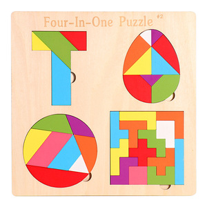 Jouets <span class=keywords><strong>Tangram</strong></span>, puzzles <span class=keywords><strong>Tetris</strong></span> pour enfants, jouets éducatifs basés sur la méthode Montessori conçus pour stimuler le développement cognitif. - Product Image 1