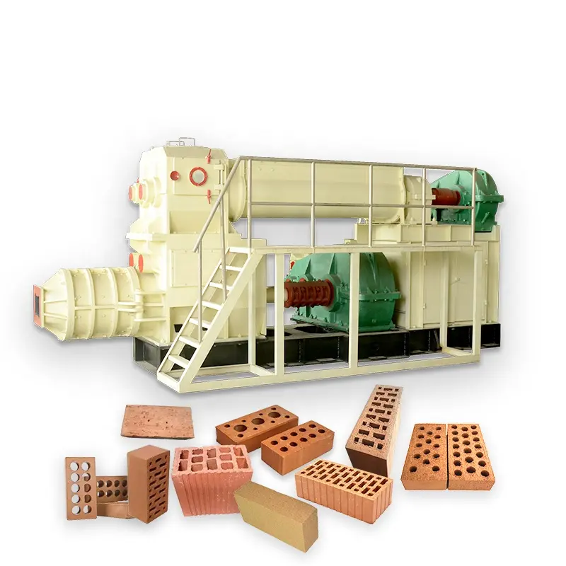 Clay Split Brick Machine Making Hollow Solid Paver Interlocking Block Semi Automatic