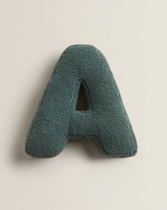 Boucle Alphabet Pillow Custom <strong>Letter</strong> Initial <strong>Letter</strong> <strong>Cushion</strong>, Nursery Monogram Decorative Baby Shower Gift Blush - Product Image 3