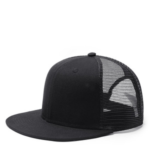 China Cap Manufacturers Meshs Ports Sombreros Plain Snapback Cap 6 Panel Trucker Hat - Product Image 4