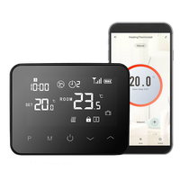 Thermostat programmable filaire pour chaudière, contrôle de chauffage de pièce avec détection de fenêtre ouverte, 7 jours