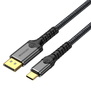 <span class=keywords><strong>USB</strong></span> <span class=keywords><strong>C</strong></span> <span class=keywords><strong>DisplayPort</strong></span> 4K/8K/16K <span class=keywords><strong>Mini</strong></span> DP <span class=keywords><strong>Cable</strong></span> 6 pies 1,8 m Cobre puro PVC Trenzado Combinación de audio para dispositivos móviles 1m de longitud - Product Image 6