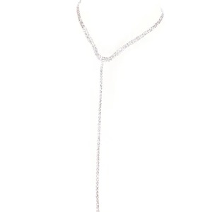 Bijoux de corps Sexy pour femmes, chaînes de taille et de <span class=keywords><strong>cou</strong></span> de haute qualité en cristal et diamant, chaîne plaquée or 18k, vente en gros - Product Image 5