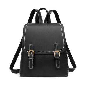 Premium <b>Black</b> Leather Women <b>Backpack</b> Travel Bag with Spacious Storage Comfortable Shoulder Straps and Wholesale Price Value - Product Image 2