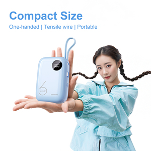 Power Bank 4G WiFi Router 2 en <span class=keywords><strong>1</strong></span> 5000mAh Powerbank Pocket MiFi con ESIM 300M WiFi6 Router móvil portátil LTE con batería - Product Image 4