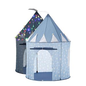 Nouveauté : Château gonflable pour enfants qui brille dans le noir, tente de jeu intérieure pour tout-petits avec lumières étoiles - Product Image 1