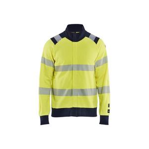 BLAKLADER - 346117623389XL Sudadera Multinorm con cremallera completa Hi-vis Amarillo/Azul Marino-EAN 7330509911259 ROPA DE TRABAJO DE LA HI-VIS - Product Image 5
