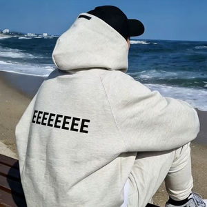 T-shirt Homme Oversize ESS Hoodie de la Marque de Luxe Esiatls, 100% Coton Premium, Motif Uni Hip Hop, Tissu Jersey <span class=keywords><strong>Fear</strong></span> God - Product Image 5