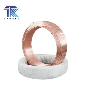 TKweld Brand Multiple Specifications Good Tensile Strength EM12 Copper Coated Submerged Arc Welding Wire