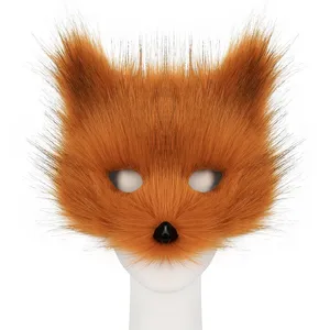 Masque De Loup Halloween – Cosplay – Jeu De Rôle – Taille Adulte – 24x23cm