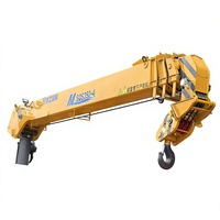 Grue montée sur camion en promotion, grue de camion de 14 tonnes à flèche télescopique pour levage de charges