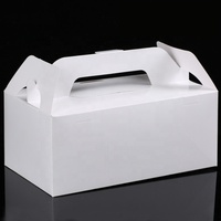 Boîtes à emporter en papier kraft pour frites, poulet frit, nuggets, avec estampage, revêtement UV, doublure plastique, jetables, qualité supérieure