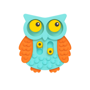 <strong>Owl</strong> Shape Dog Leaky Food Toy Bowl Sniff Puzzle Energy Depleting Cat Leaky Food Ball Intelligence Pet Toy Slow Food <strong>Plate</strong> - Product Image 5