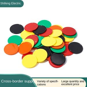 Jetons de comptage en plastique personnalisés de 37 mm, multicolores, vierges, pour <span class=keywords><strong>jeux</strong></span>, jouets éducatifs Montessori pour la salle de classe - Product Image 5