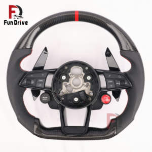 Disponibile Volante Riscaldato in Pelle Completa con Paddle del Cambio per <span class=keywords><strong>Audi</strong></span> A3 A4L A5 A6L A7 Q2L Q3 Q5 Q5L Q7 <span class=keywords><strong>TT</strong></span>/TTS Coupé Roadster - Product Image 5
