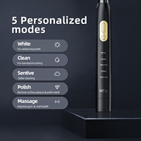 Sikat Gigi Elektrik Seago Best Selling Smart Timer Baterai, untuk Perawatan Mulut Dewasa, Tahan Air IPX7