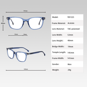 Thời trang handmade Luxury retro hình chữ nhật quang học Acetate Kính <span class=keywords><strong>Frames</strong></span> với grey Kính mắt trong suốt cho phụ nữ người đàn ông Unisex - Product Image 4