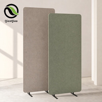 QIANQIAO Cloison acoustique modulaire autoportante en feutre PET pour une aménagement flexible des espaces de travail et les projets de design d'intérieur commercial