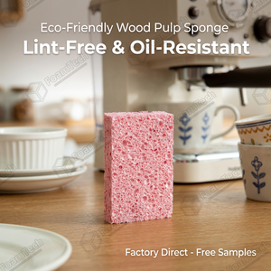 Esponja de Pulpa de Madera con Formas Divertidas, Diseño de Animales Adorables, Super Absorbente, Sin Pelusas, para Limpieza de Cocina - Product Image 6
