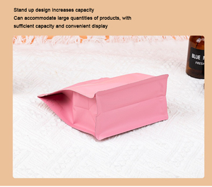 Tas biji kopi persegi warna-warni, tas biji kopi persegi warna-warni 125g 250g 500g 1000g dengan katup tas kopi - Product Image 3