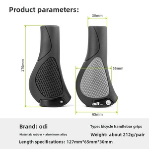 Poignées de vélo ODI verrouillables pour VTT et vélos pliants – Confortables – En stock entrepôt - Product Image 3