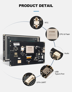 Đá hiển thị <span class=keywords><strong>8</strong></span> inch 800*600 TFT HMI màn hình cảm ứng 65K màu sắc UART thông tin liên lạc hình Vuông LCD module hiển thị - Product Image 3