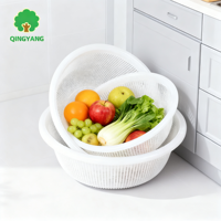 Panier de rangement en plastique maillé empilable de qualité alimentaire pour fruits et légumes, idéal pour la cuisine (vente en gros)