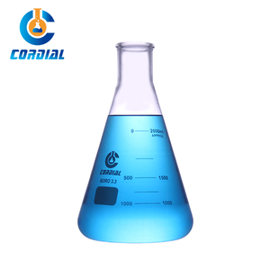 ขวดแก้วทรงกรวยปากแคบ ขนาด 250 มล. 300 มล. 500 มล. 1000 มล. ทำจากแก้วบอโรซิลิเกต 3.3 พร้อมขีดบอกปริมาตร - Product Image 6