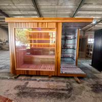 Ruang Sauna Kayu Cedar Berkualitas Tinggi, Ruang Sauna Kayu Luar Ruangan, Kualitas Tinggi Harga Terjangkau, Grosir dan Penjualan Langsung