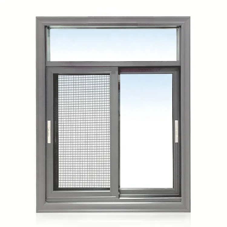 Commercio all'ingrosso Tipi di Doppio Smalto finestra scorrevole in alluminio per la casa