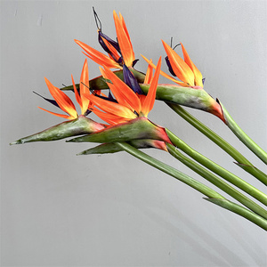 Plante artificielle en PVC souple au toucher réel, fleur d'oiseau de paradis, nouveau design, décoration d'intérieur pour Noël et Pâques - Product Image 4