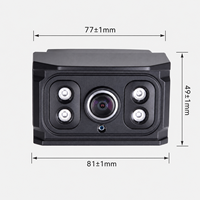 Caméra de recul professionnelle OEM ODM 1080P avec boîtier IP68, vision nocturne, DC 12V, filtre commutable 650/850 nm, support d'installation pour flottes