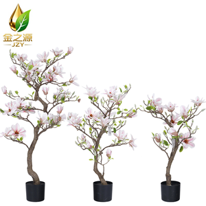 Árbol <span class=keywords><strong>de</strong></span> <span class=keywords><strong>Magnolia</strong></span> Artificial <span class=keywords><strong>de</strong></span> 0.7/0.9/1.2m, Planta Artificial para Interiores, Diseño <span class=keywords><strong>de</strong></span> Paisaje Suave, Bonsái - Product Image 1