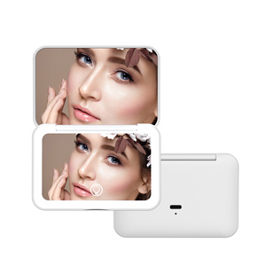 Du lịch yếu tố cần thiết túi nhỏ thắp sáng Gương gấp LED nhỏ gọn gương Ví gương cho phụ nữ - Product Image 5