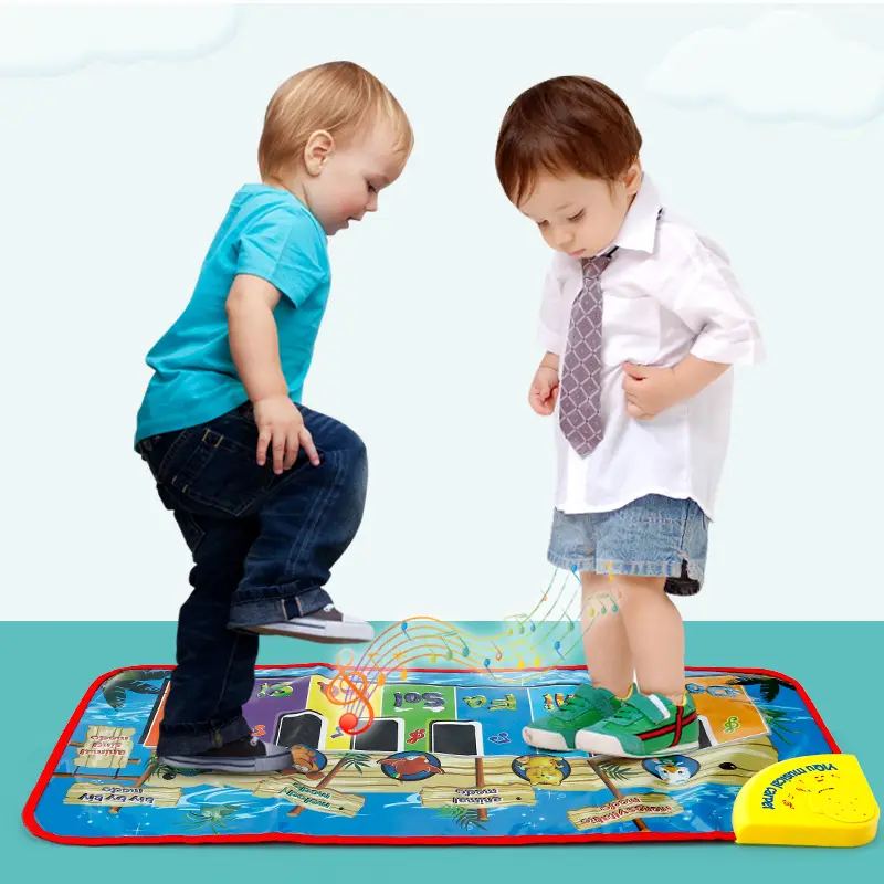 Tapis de jeu électronique 8 tons, Instruments de musique, jeu éducatif, Piano, danse, tapis pour enfants, jouets