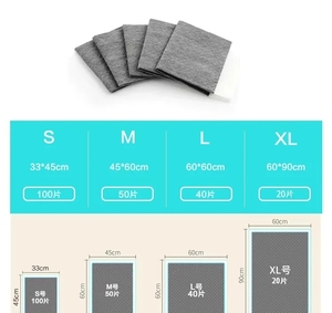 Tragbare, leichte und dünne Toilettenunterlage für Haustiere, für unterwegs, Notfälle, sofortige Absorption, auslaufsicher, Einweg-Haustierunterlage - Product Image 5