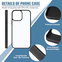 Coque Imprimable DIY 2D par Sublimation Vierge en TPU PC pour iPhone 13 12 Pro Max 12 Mini 11 X XS Max XR