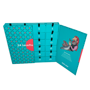 Caja <span class=keywords><strong>de</strong></span> calendario <span class=keywords><strong>de</strong></span> Ramadán <span class=keywords><strong>de</strong></span> diseño personalizado <span class=keywords><strong>de</strong></span> gama alta reciclable cajón <span class=keywords><strong>de</strong></span> 12 24 30 días para regalo <span class=keywords><strong>de</strong></span> <span class=keywords><strong>Chocolate</strong></span> caramelo Tequila laminación mate - Product Image 3