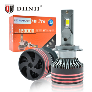 M8PRO H7 고출력 미니 <span class=keywords><strong>LED</strong></span> 헤드라이트 전구 12V 130W 13000LM 새로운 디자인 플러그 놀이 자동 조명 시스템 6500K 알루미늄 색상 - Product Image 1