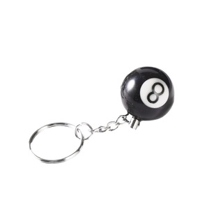 Hot Billiards 8-ball Keychain Key Ring Billiards Enthusiast Gift Ball Lucky 8-ball Charm Keychain Backpack Accessory Gift