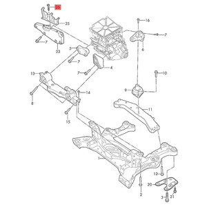 N90969901 M6 <b>Socket</b> Head Cap <b>Screw</b> 29mm Zinc Plated Iron For Volkswagen Audi Skoda Porsche Bentley Lamborghini Repair - Product Image 1