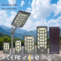 Lampadaire solaire LED tout-en-un, éclairage extérieur étanche, lampadaires LED intégrés, lampadaire 500W 1000W 2000W