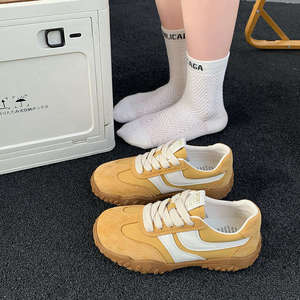 Chaussures <span class=keywords><strong>Derby</strong></span> en Daim Décontractées et Amincissantes pour Femmes, Nouvelle Collection Printemps 2026, Antidérapantes, à <span class=keywords><strong>Bout</strong></span> <span class=keywords><strong>Rond</strong></span> et Fermeture à Lacets - Product Image 4