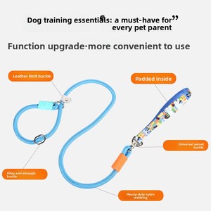 Correa de Nailon Resistente Personalizada de Lujo para Perros, con Forma de P, Ajustable, con Logotipo Personalizado - Product Image 3