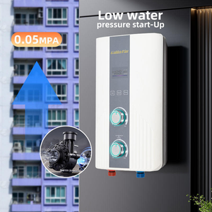 Chauffe-eau électrique sans réservoir à commande manuelle avec pompe interne, eau chaude en 2 secondes pour hôtel, animalerie, salle de bain - Product Image 3