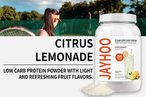 Limonade aux agrumes aromatisée naturellement de marque privée OEM 20g de protéines par portion poudre de protéine d'isolat de lactosérum clair - Product Image 3