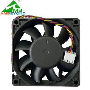 12 Voltage 24v To 48v High Air Volume Wind Pressure 4 Wires 12v Pwm 7025 Tach 70mm 5000rpm Ventilation Cooling Fan For Cooler