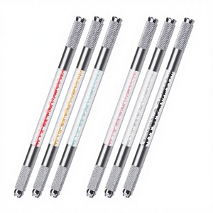 Stylo à microblading en acier inoxydable, stylo à tatouage manuel pour sourcils, pour fournitures PMU - Product Image 3